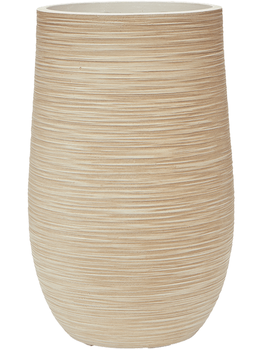 Baq Dune Plant Pot 55cm Height 27cm Dia Partner Beige