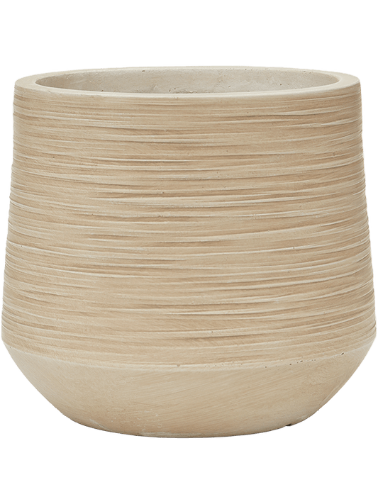 Baq Dune Plant Pot 26cm Height 23cm Dia Darcy Beige