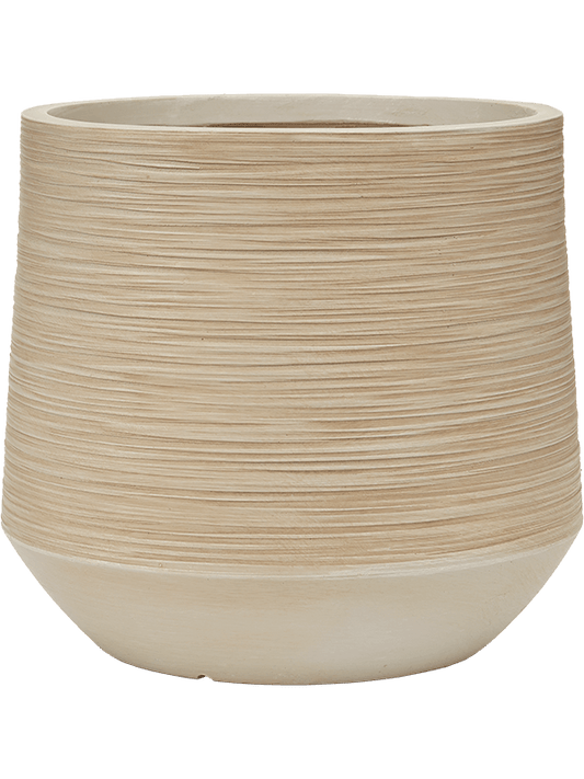 Baq Dune Plant Pot 37cm Height 33cm Dia Darcy Beige