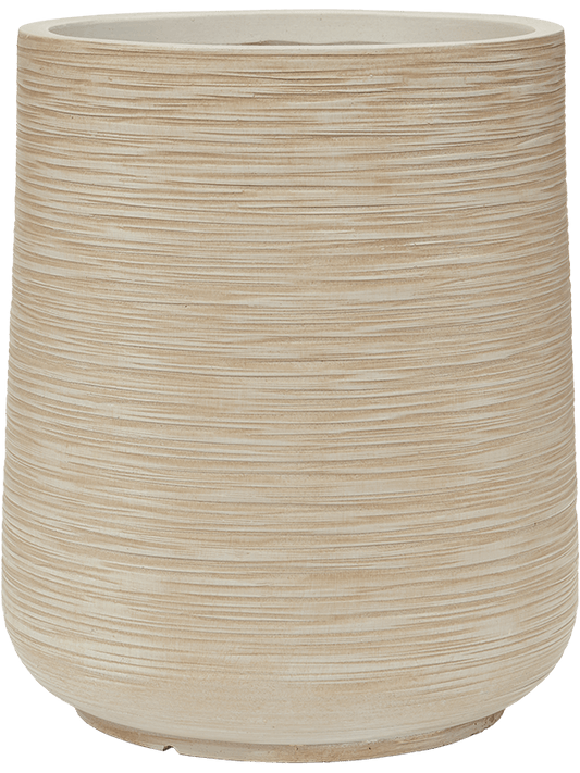 Baq Dune Plant Pot 43cm Height 30cm Dia Darcy Beige