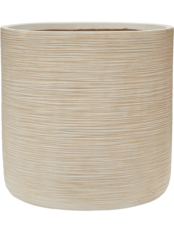 Baq Dune Plant Pot 52cm Height 48cm Dia Cylinder Beige