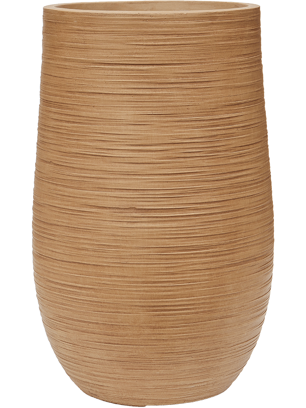 Baq Dune Plant Pot 55cm Height 27cm Dia Partner Brown Beige