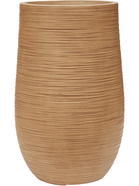 Baq Dune Plant Pot 55cm Height 27cm Dia Partner Brown Beige