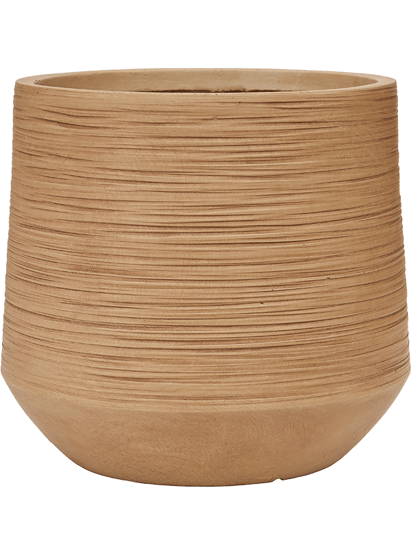 Baq Dune Plant Pot 37cm Height 33cm Dia Darcy Brown Beige