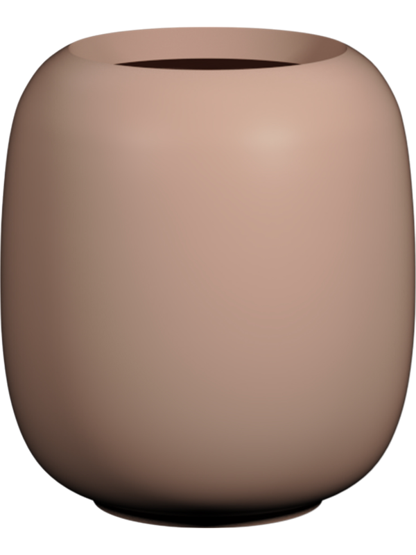Elemental Plant Pot 48cm Height 29cm Dia Sphere S, Powder Pink