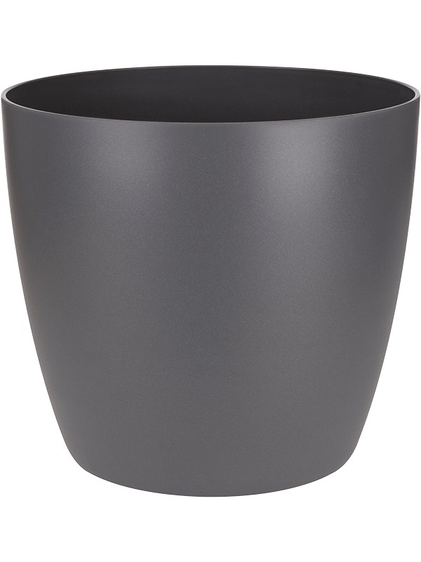 Brussels® Plant Pot 20cm Height 21cm Dia Round Anthracite