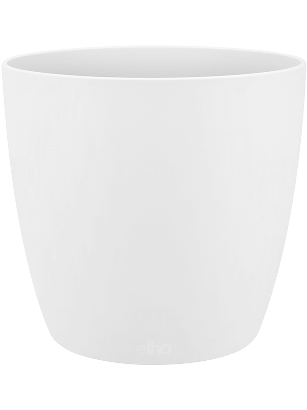 Brussels® Plant Pot 20cm Height 21cm Dia Round White