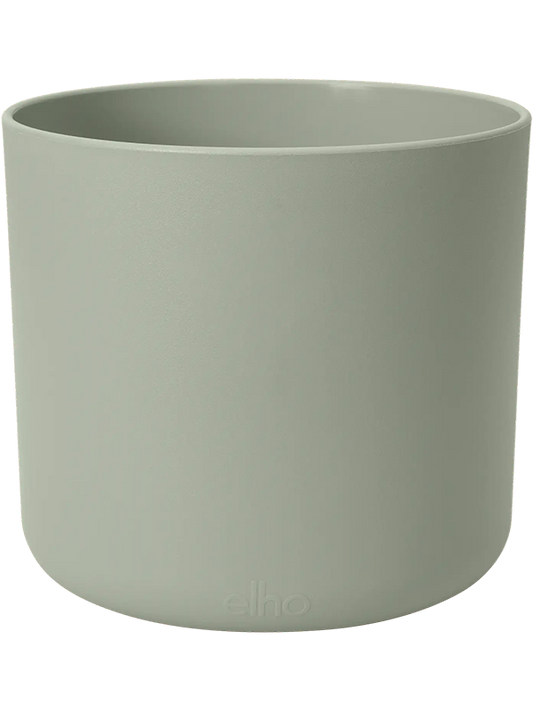 B. For Soft Plant Pot 17cm Height 17.5cm Dia Round Stone Green