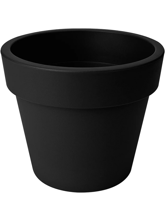 Green Basics Plant Pot 41cm Height 30cm Dia Top Planter High Living Black