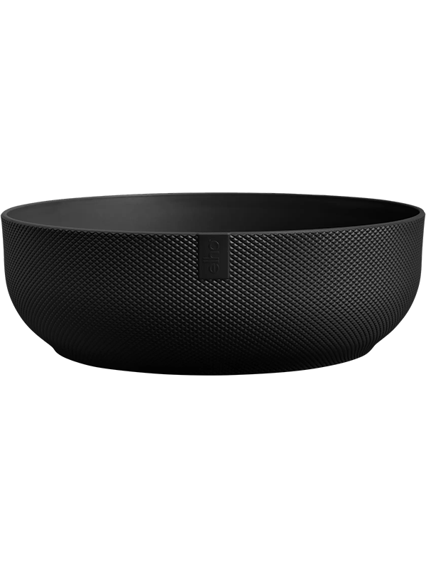 Jazz Plant Pot 9cm Dia Bowl Living Black
