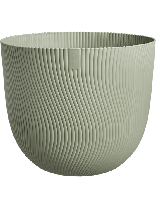 Sereh Plant Pot 25cm Height 29cm Dia Round Nordic Green