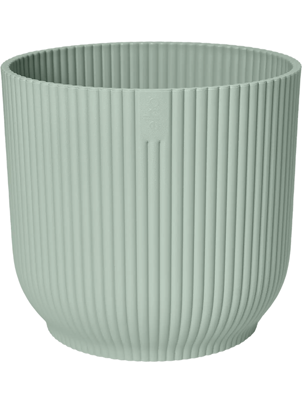 Vibes Fold Plant Pot 6.5cm Height 6.5cm Dia Round Mini Sorbet Green