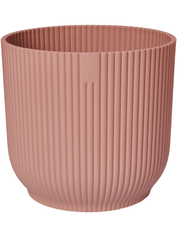 Vibes Fold Plant Pot 36cm Height 38cm Dia Round Delicate Pink