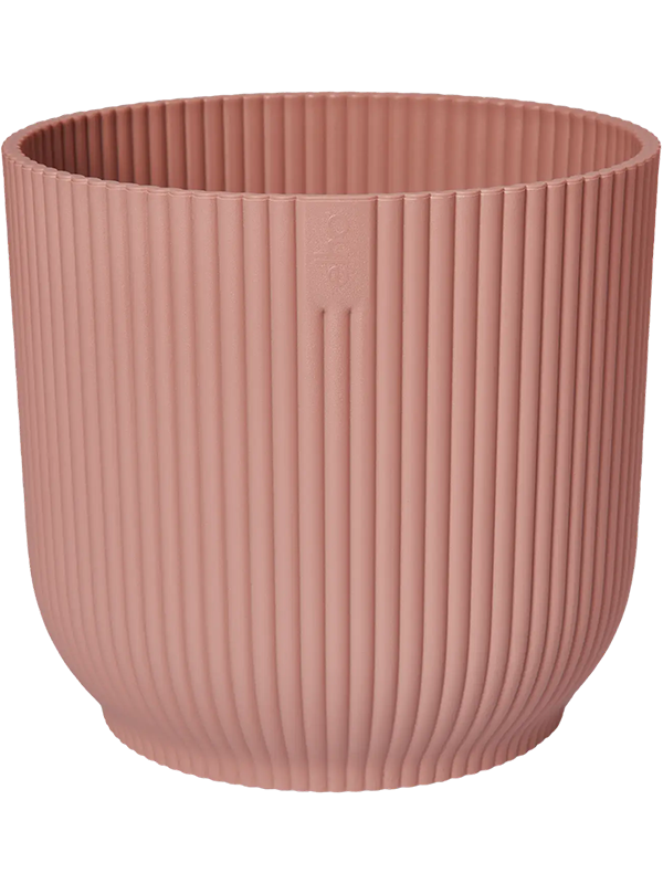 Vibes Fold Plant Pot 44cm Height 46cm Dia Round Delicate Pink