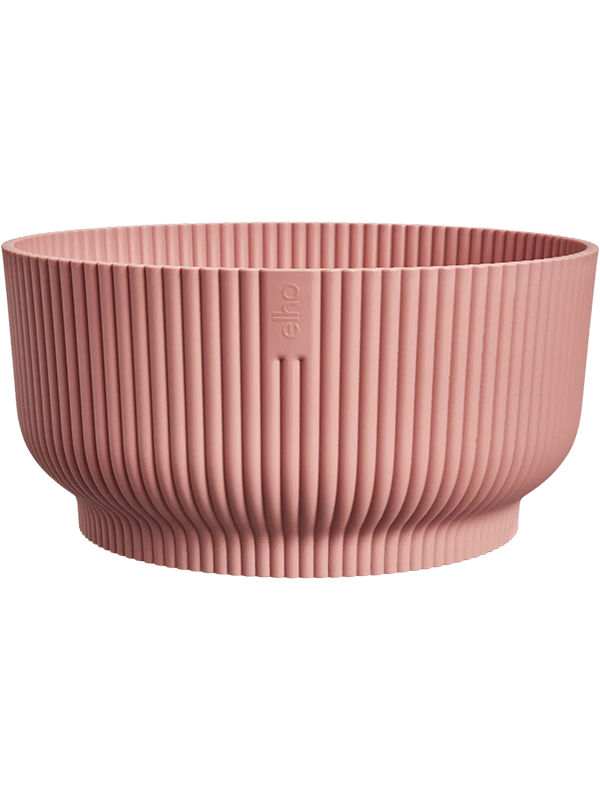 Vibes Fold Plant Pot 12cm Height 24cm Dia Bowl Delicate Pink