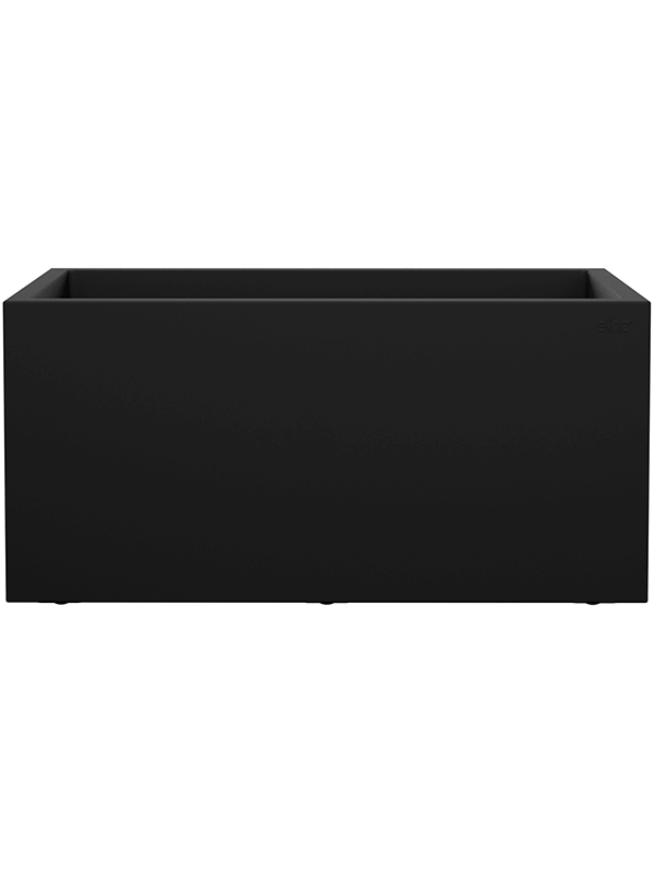 Vivo Next Plant Pot 38cm Height 32.5cm Dia Long Rectangle Living Black