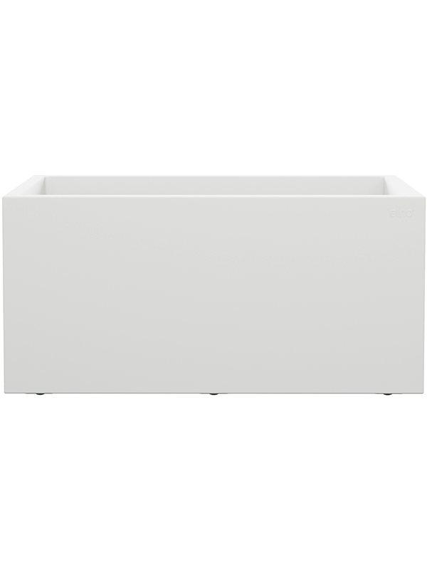 Vivo Next Plant Pot 38cm Height 32.5cm Dia Long Rectangle White
