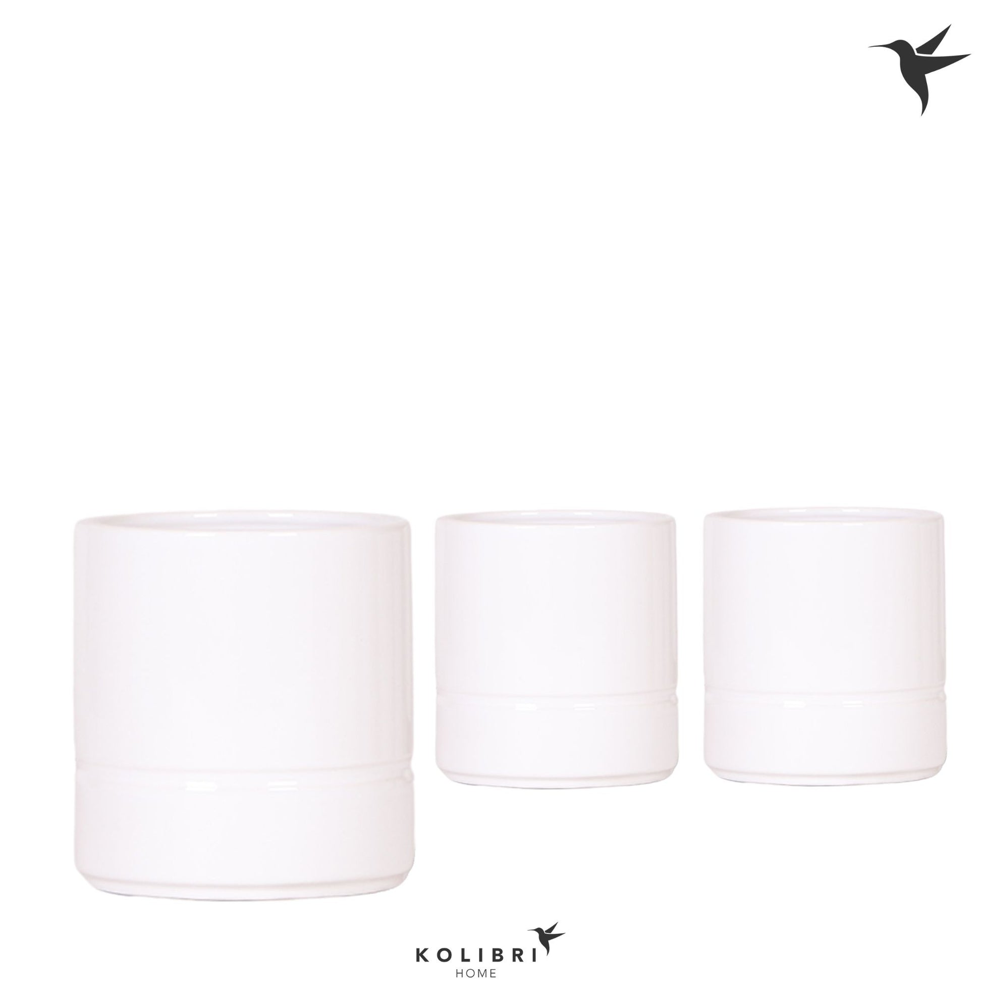 Kolibri Home Pastel pot white 11cm 9cm Pot