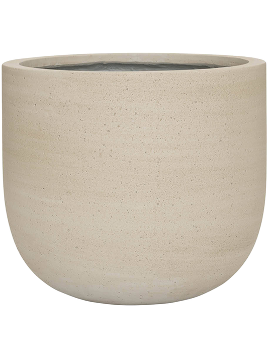 Cement & Stone Plant Pot 22cm Height 21cm Dia Cody S Beige Washed