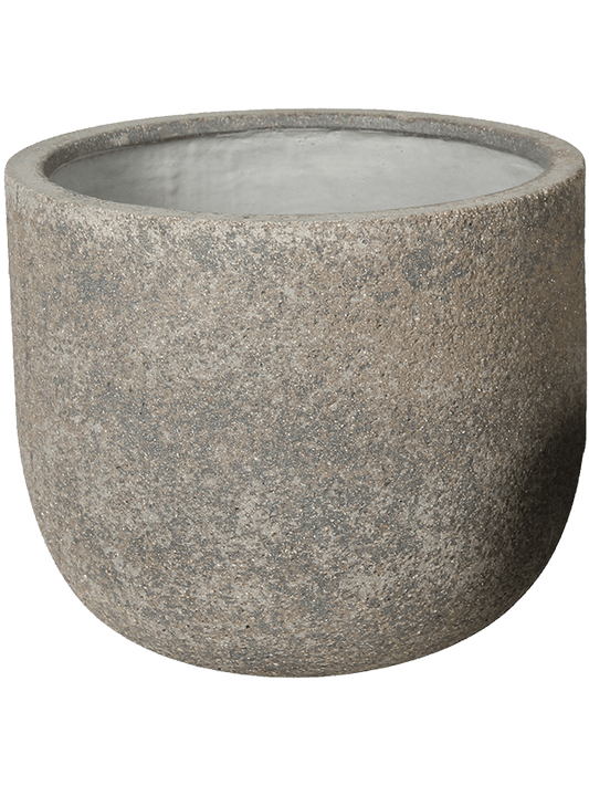 Cement & Stone Plant Pot 27cm Height 26cm Dia Cody M Dioriet Grey