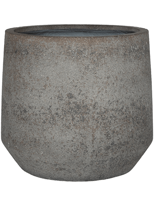 Cement & Stone Plant Pot 38cm Height 33cm Dia Harith M, Dioriet Grey