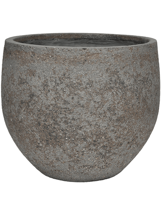 Cement & Stone Plant Pot 27cm Height 27cm Dia Mini Orb L Dioriet Grey