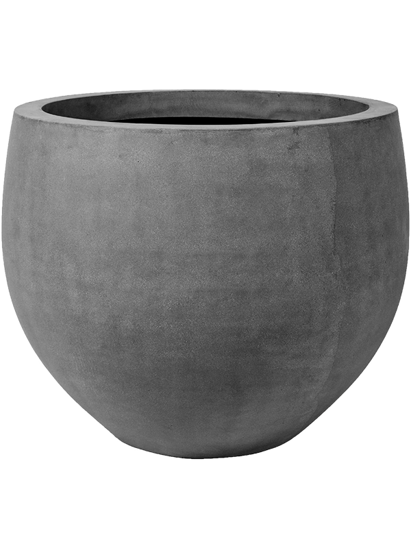 Natural Plant Pot 44cm Height 43cm Dia Orb M Grey