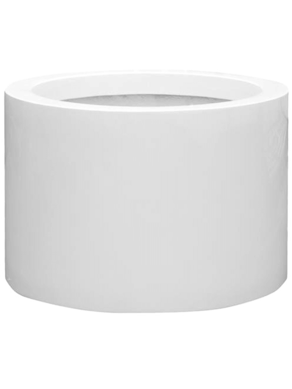Fiberstone Plant Pot 60cm Height 80cm Dia Jumbo Max Middle High L Glossy white