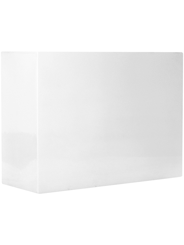 Fiberstone Plant Pot 72cm Height 36cm Dia Jort L Glossy White