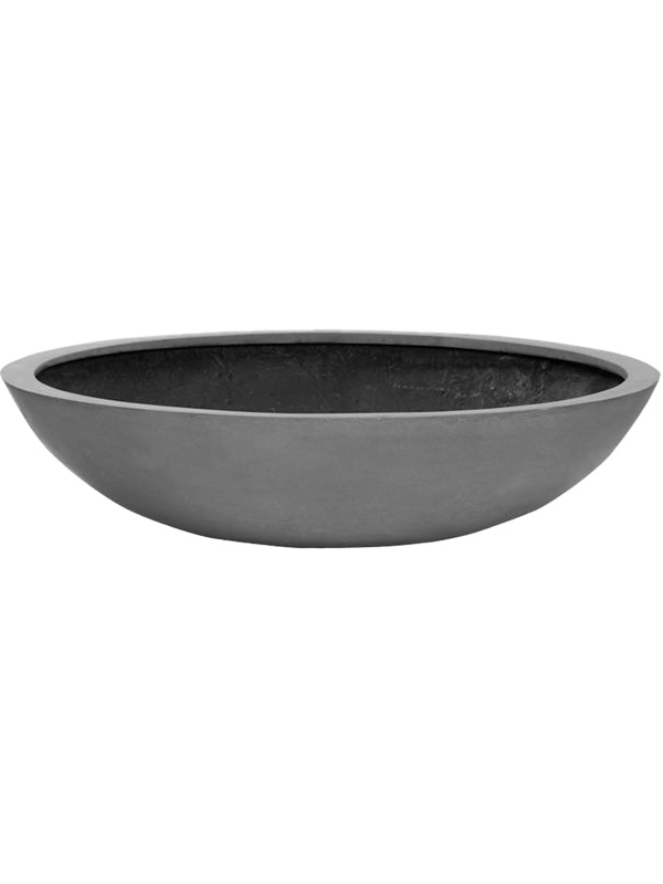 Fiberstone Plant Pot 27cm Height 98cm Dia Jumbo bowl L Grey