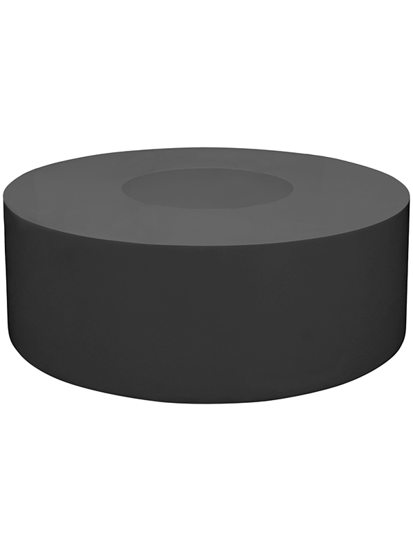 Fiberstone Plant Pot 45cm Height 60cm Dia Jumbo Seating Round Grey