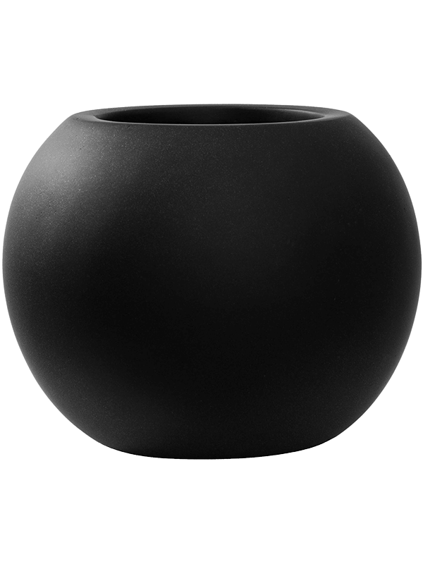 Fiberstone Plant Pot 21cm Height 15cm Dia Beth XS Matt black