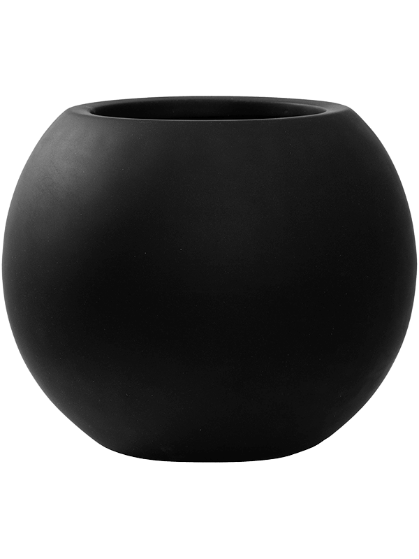 Fiberstone Plant Pot 25cm Height 16cm Dia Beth S Matt black