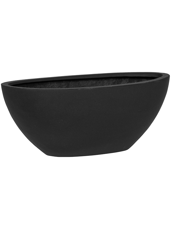 Fiberstone Plant Pot 21cm Height 22cm Dia Dorant M Matt Black