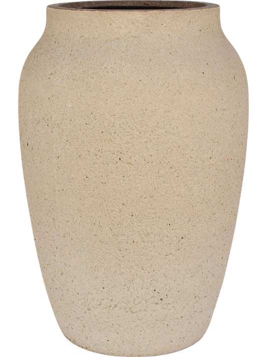 Mediterranean Plant Pot 74cm Height 32cm Dia Hera L Sahara Sand