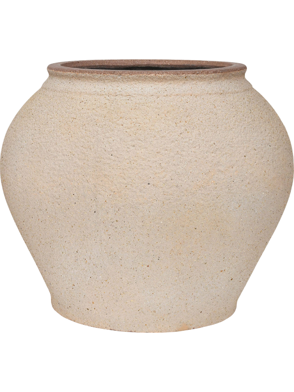 Mediterranean Plant Pot 32cm Height 20cm Dia Zeus S Sahara Sand
