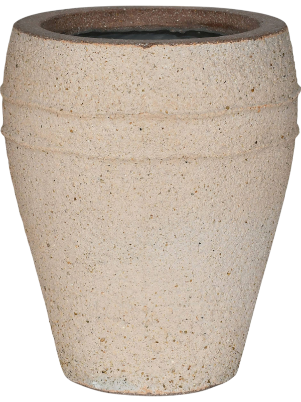 Mediterranean Plant Pot 50cm Height 30cm Dia Ares M Sahara Sand