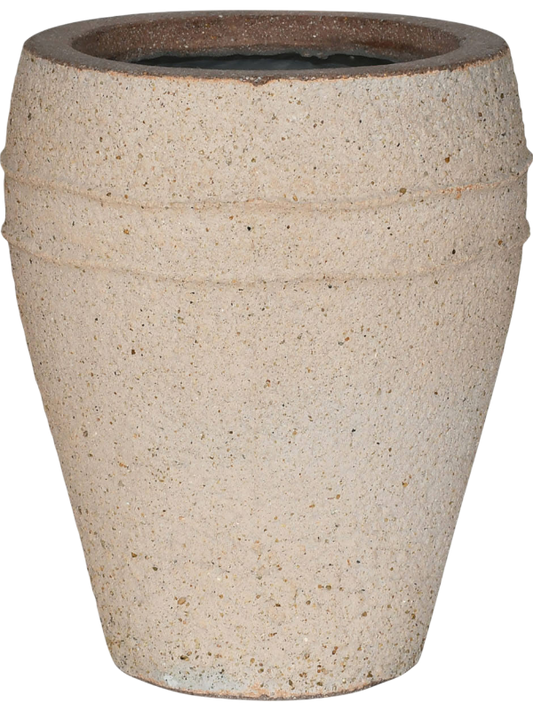 Mediterranean Plant Pot 50cm Height 30cm Dia Ares M Sahara Sand