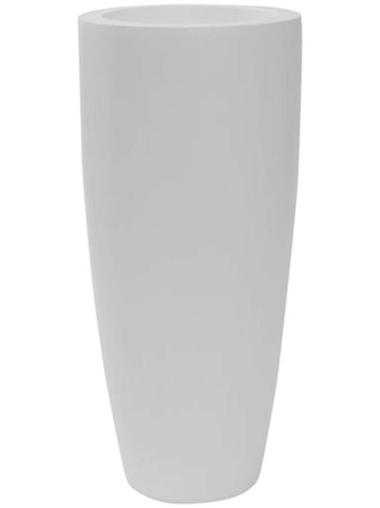 Fiberstone Plant Pot 80cm Height 36cm Dia Dax L Matt white