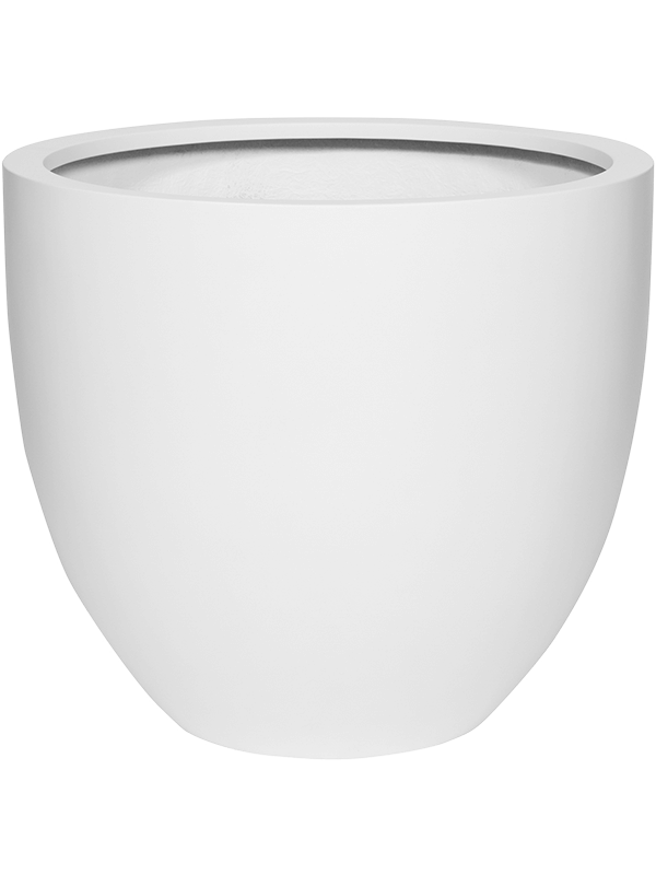 Fiberstone Plant Pot 44cm Height 44cm Dia Jesslyn S Matt white
