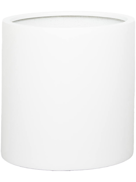Fiberstone Plant Pot 43cm Height 37cm Dia Max M Matt White