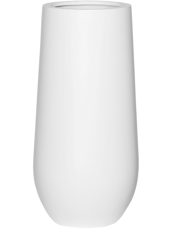 Fiberstone Plant Pot 70cm Height 25cm Dia Nax M Matt white