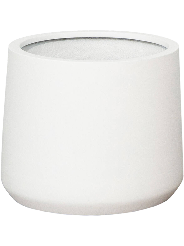 Fiberstone Plant Pot 47cm Dia Patt M Matt White