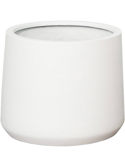 Fiberstone Plant Pot 47cm Dia Patt M Matt White