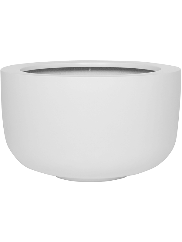 Fiberstone Plant Pot 27cm Height 39cm Dia Sunny L Matt white