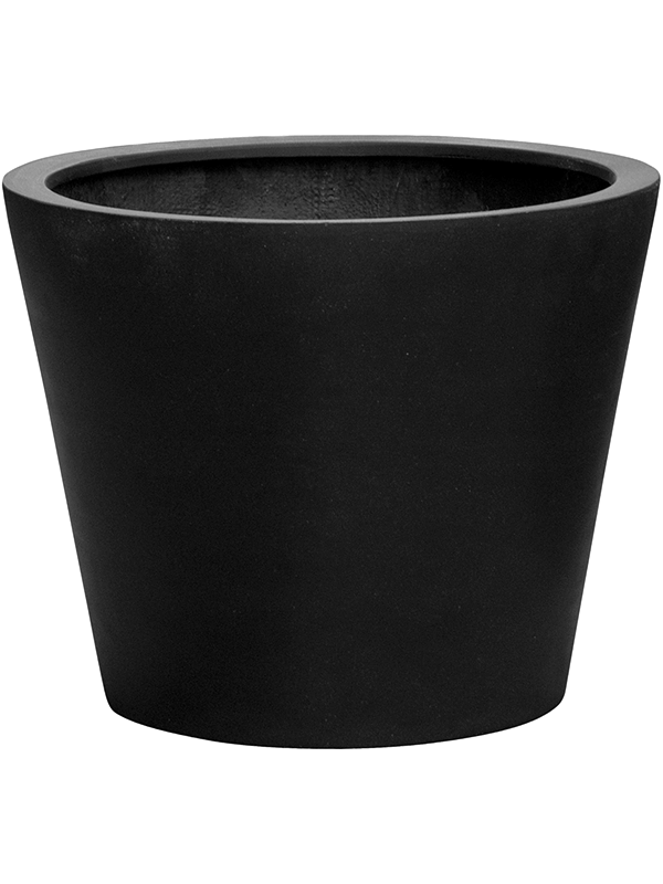 Fiberstone Plant Pot 35cm Height 34cm Dia Bucket XS Black