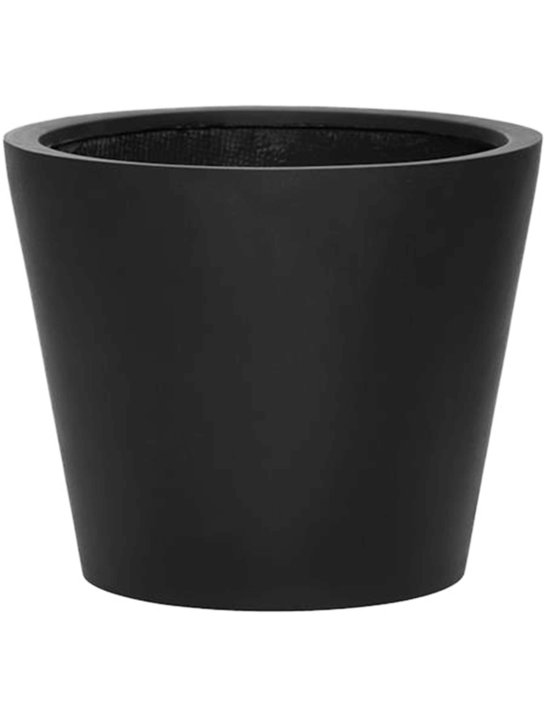Fiberstone Plant Pot 40cm Height 43cm Dia Bucket S Black