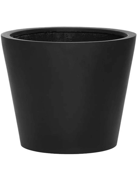 Fiberstone Plant Pot 40cm Height 43cm Dia Bucket S Black