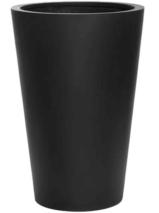 Fiberstone Plant Pot 70cm Height 40cm Dia Belle M Black