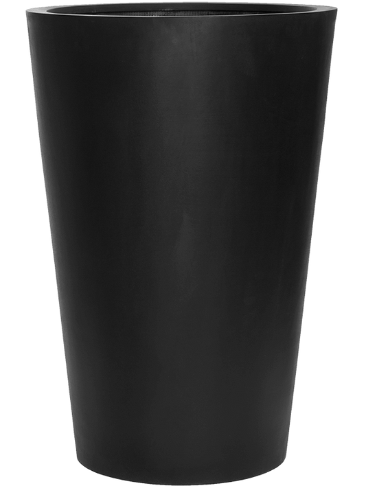 Fiberstone Plant Pot 90cm Height 52cm Dia Belle L Black